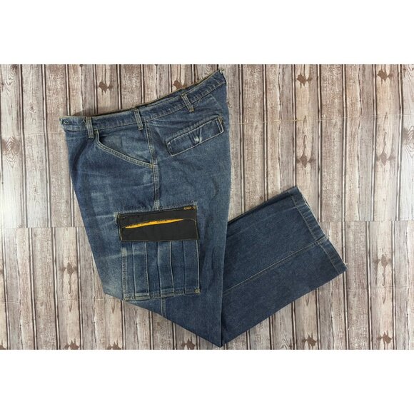 Polo Ralph Lauren RL2 Military Stash Cargo denim Jeans Pants size 36 x32 - Picture 2 of 7